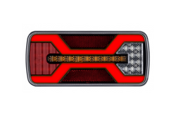 Lampa tylna KAMAR X-SPIDER L2430 bajonet 5PIN 6 funkcji lewa