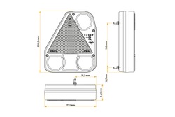 Lampa tylna HORPOL LZD776 LED 5 funkcji lewa