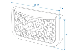 Siatka do przechowywania ProPlus 230038 kieszeń z ramką 200x120mm