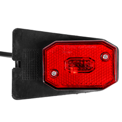 Lampa obrysowa ASPÖCK FLEXIPOINT I czerwona uniwersalna z uchwytem