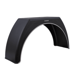 Błotnik do przyczepy 15-17,5" DOMAR DK3112 nadkole płaskie 950/280mm z białą obwódką