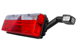 Lampy tylne ASPÖCK EUROPOINT III LED bajonet 7PIN ASS2 z rogiem 7 funkcji lewa+prawa
