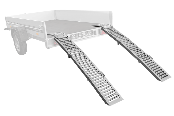Najazdy składane UNITRAILER ALR005 rampy najazdowe stalowe do przyczepy lawety 200cm 500kg komplet 2szt