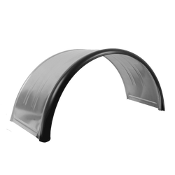 Błotnik bliźniak do przyczepy 15-16" DOMAR DK7120 nadkole 880/400mm metalowy z gumową krawędzią