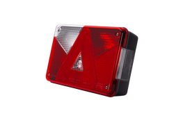 Lampy tylne ASPÖCK MULTIPOINT V + wiązka MANTES 7m 7-PIN