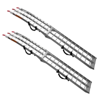 Najazdy składane UNITRAILER ALR002 rampy najazdowe aluminiowe do przyczepy lawety 221cm 680kg z pasem komplet 2szt