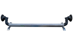 Oś niehamowana AL-KO OPTIMA do przyczepki podłodziowej 750kg 1070mm 1380mm 4x100