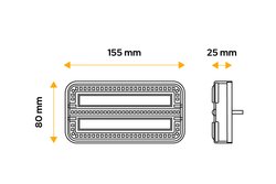 Lampa tylna TT Technology TT.12028DI LED 3 funkcje uniwersalna