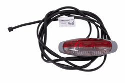 Lampa obrysowa ASPÖCK FLEXIPOINT II uniwersalna w szarej obudowie