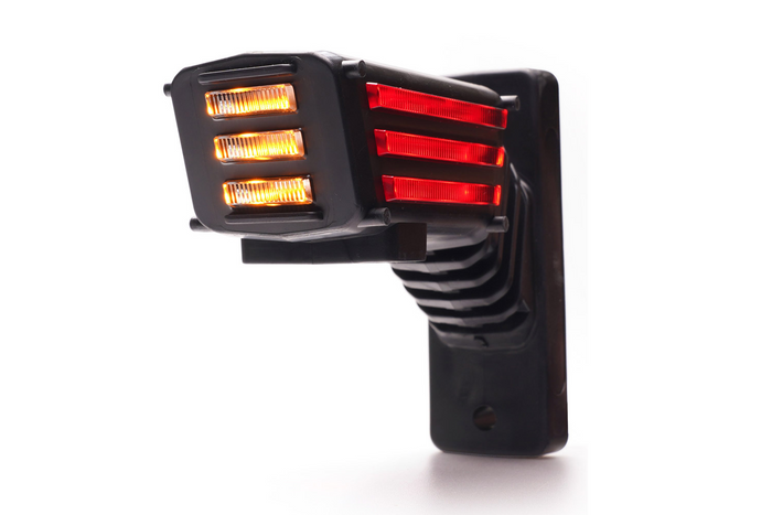 Lampa obrysowa WAŚ 2550L W297.3.1 SPOT LED lewa na krótkim wysięgniku
