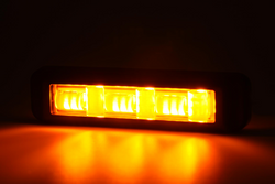Lampa ostrzegawcza WAŚ 2466 W285 LED lampa błyskowa pomarańczowa MASTER/SLAVE
